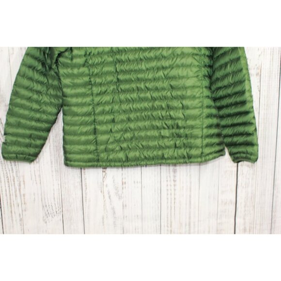 LL Bean Ultralight 850 Down Sweater Hooded Jacket Green XXXL Tall - Picture 11 of 12